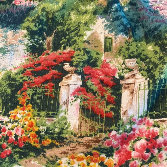 MRS Linafore Retro 50’s Garden Scene Apron - Picture 9 of 12